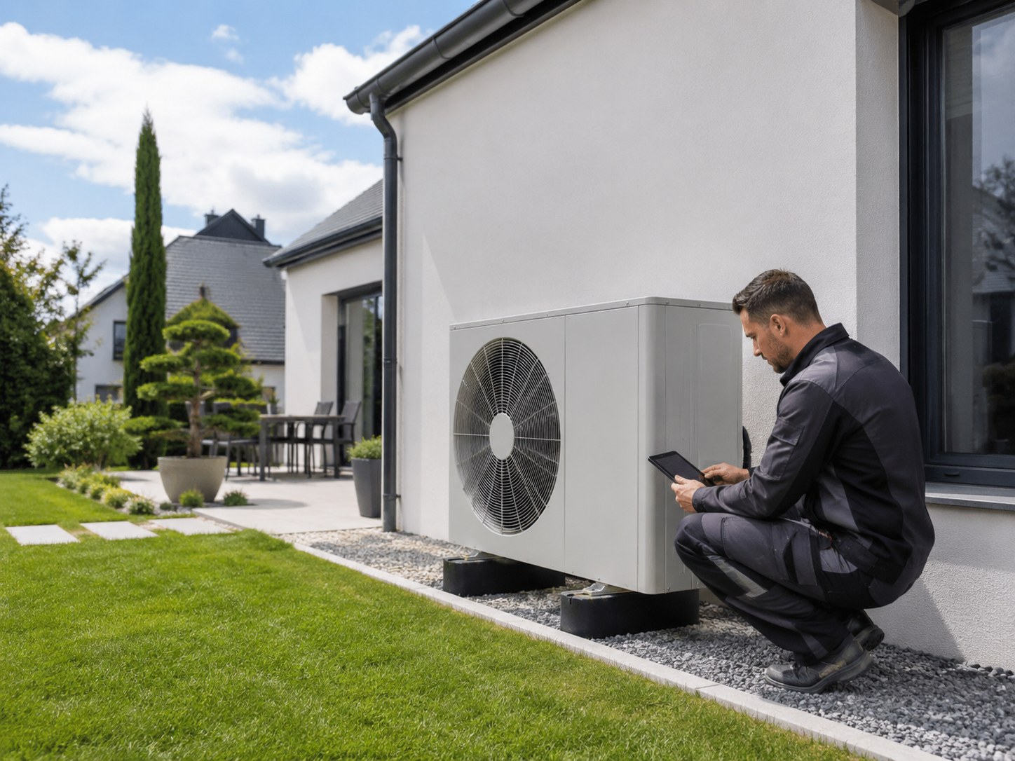 Contrôle d’une pompe à chaleur extérieure